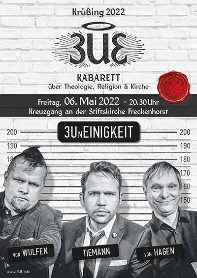 3Uneinigkeit - theologisches Kabarett - Krüßingfest 2022