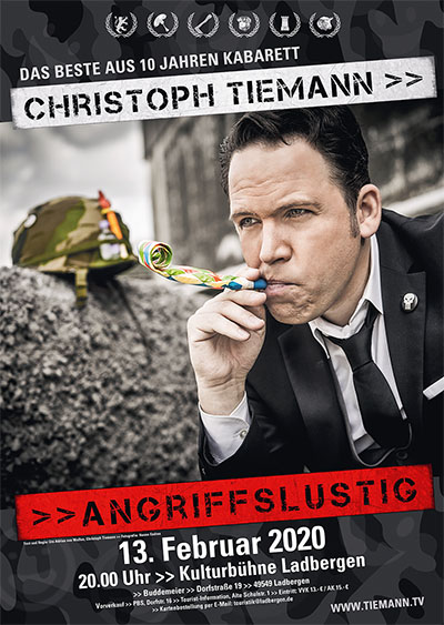 Christoph Tiemann: Angriffslustig - das Beste aus 10 Jahren Kabarett / live in Ladbergen