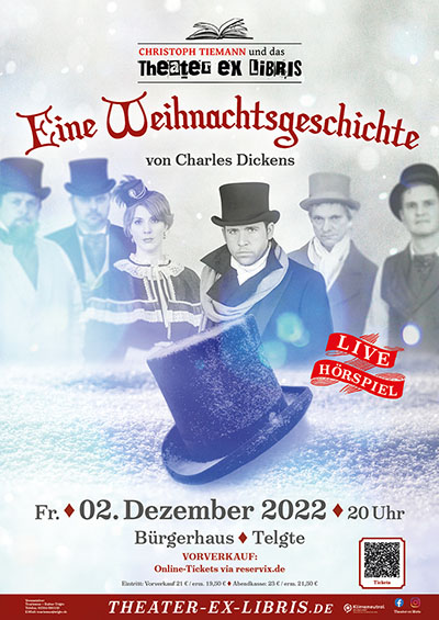 Christoph Tiemann & das Theater ex libris  Charles Dickens` Weihnachtsgeschichte in Telgte